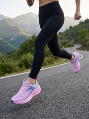Light Pink Blue Women's Athletic Running Sneakers | Breathable Lightweight | Edixim
