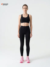 Bright Pink Gradient Flyknit Women Running Sneakers Lightweight Shock Absorbing Athletic Shoes EDIXIM