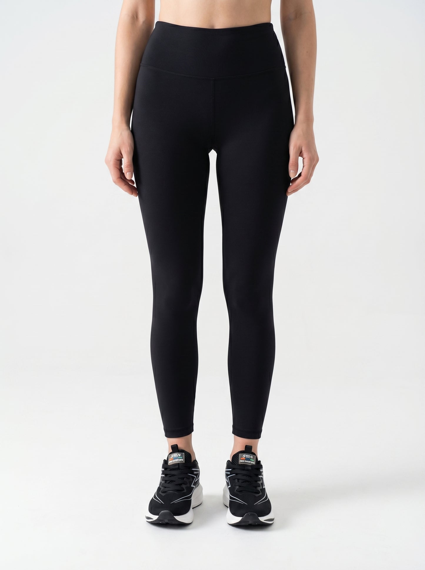 Black White Women's Athletic Running Sneakers | Breathable Lightweight | Edixim