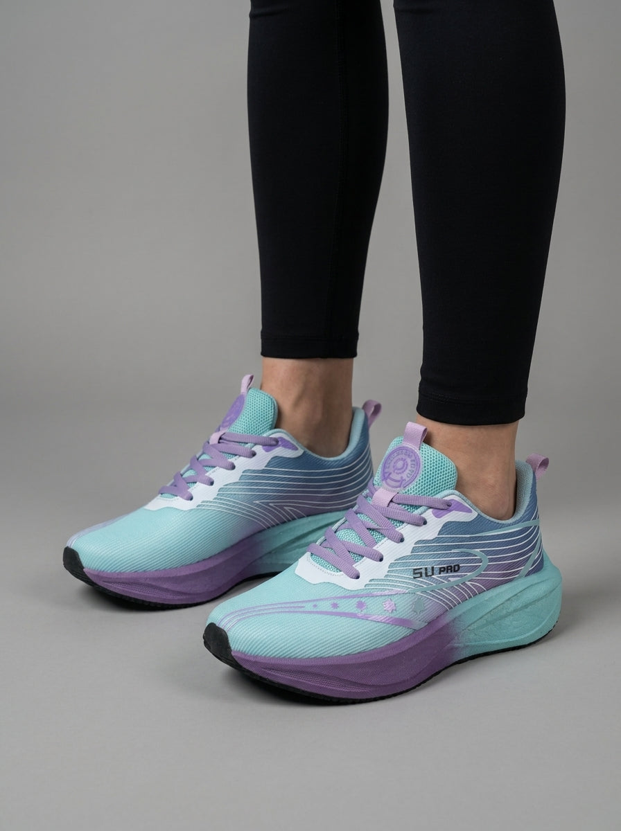Light Pink Blue Women's Athletic RCyan Purple Gradient Women's Athletic Running Sneakers | Breathable Lightweight | Ediximunning Sneakers | Breathable Lightweight | Edixim（副本）