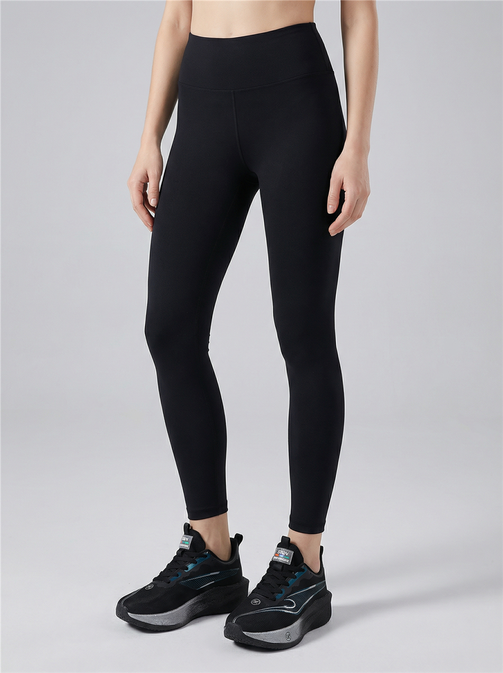 Black Blue Women's Athletic Running Sneakers | Breathable Lightweight | Edixim