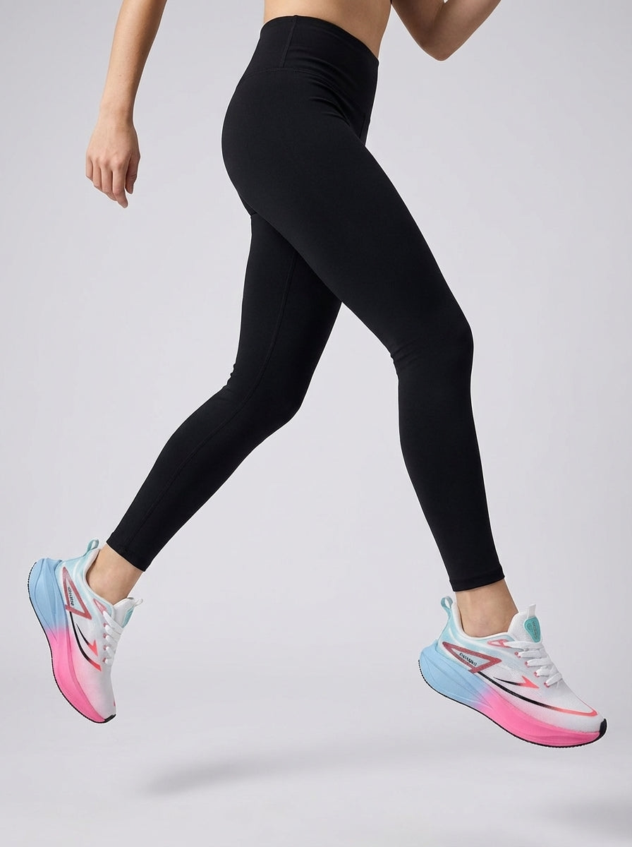 White Pink Blue Gradient Women's Athletic Running Sneakers | Breathable Lightweight | Edixim