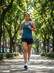 EDIXIM White Multicolor Mesh Women Running Sneakers Light Cushioned Athletic Shoes Run Further