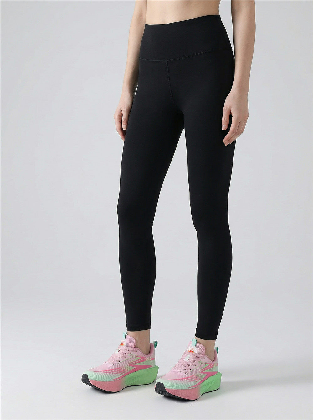 Pink Green Gradient Women's Athletic Running Sneakers | Breathable Lightweight | Edixim