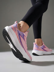 Pink Purple Women's Athletic Running Sneakers | Breathable Lightweight | Edixim