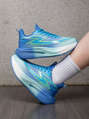 Sky Blue Gradient Women's Lightweight Running Sneakers | Breathable Athletic Trainers Edixim