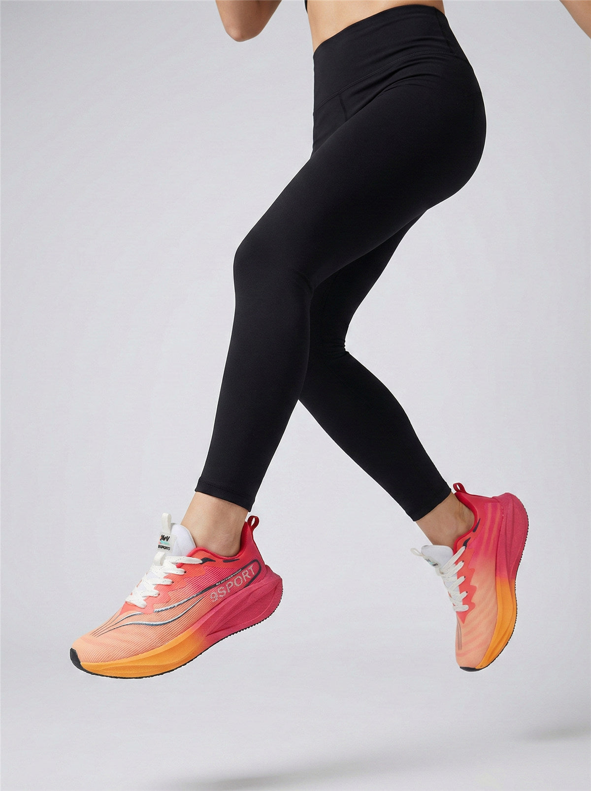 Coral Orange Women's Athletic Running Sneakers | Breathable Lightweight | Edixim