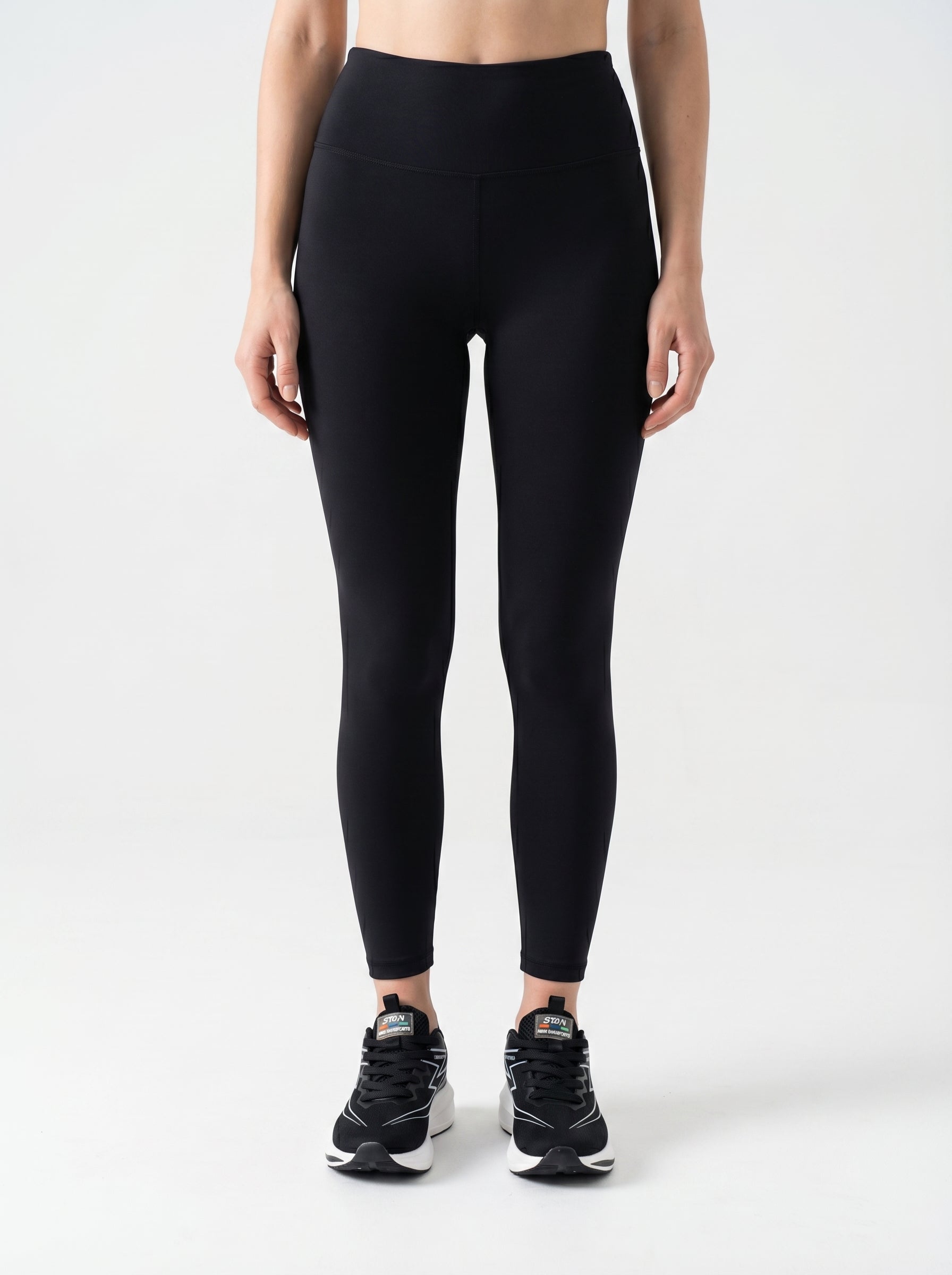 Black White Women's Athletic Running Sneakers | Breathable Lightweight | Edixim