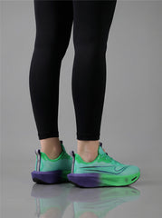 Mint Green Purple Women's Athletic Running Sneakers | Breathable Lightweight | Edixim