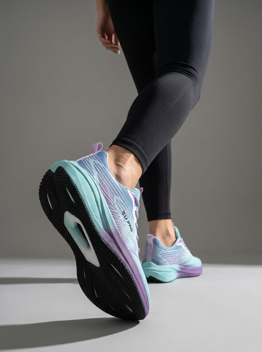 Light Pink Blue Women's Athletic RCyan Purple Gradient Women's Athletic Running Sneakers | Breathable Lightweight | Ediximunning Sneakers | Breathable Lightweight | Edixim（副本）